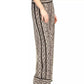 Women's Snake-Print Border-Print Pants