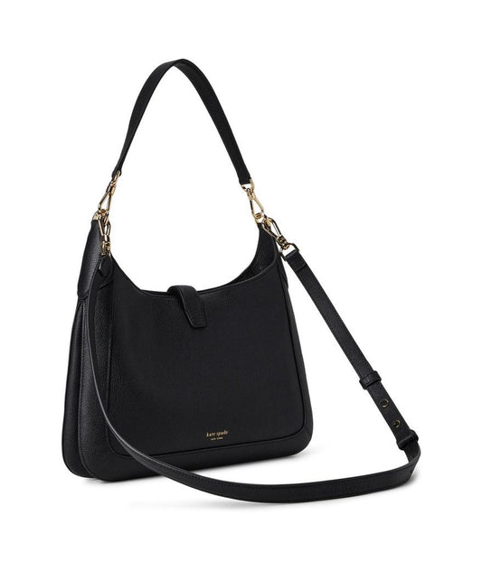 Deco Pebbled Leather Hobo