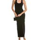 Michael Kors Collection Side Slit Cashmere Tank Dress