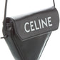 CELINE Triangle Leather Shoulder Bag