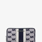 Jet Set Travel Large Striped Logo Jacquard Smartphone Wristlet