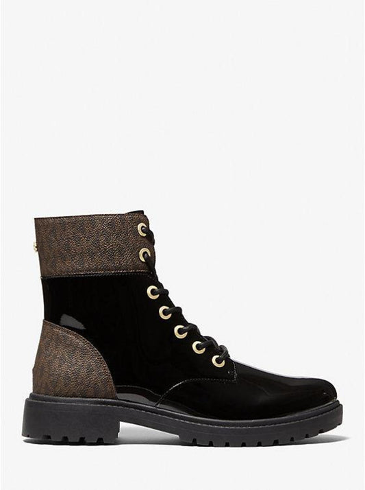 Alistair Patent Combat Boot