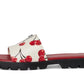 Florence Sandal with Cherry Print