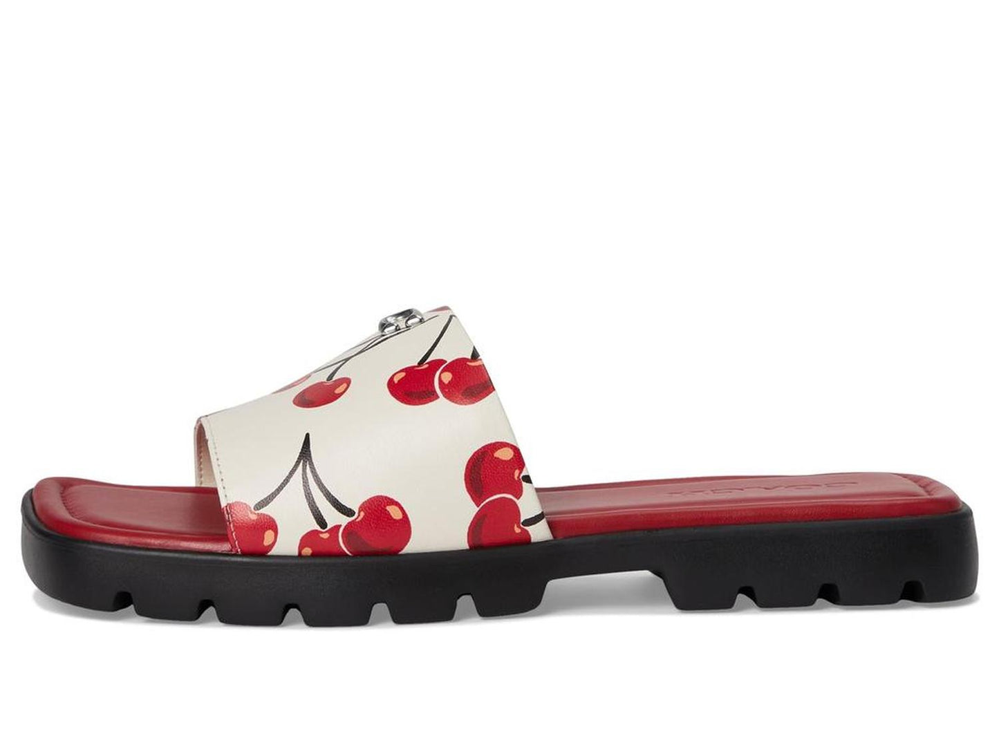 Florence Sandal with Cherry Print