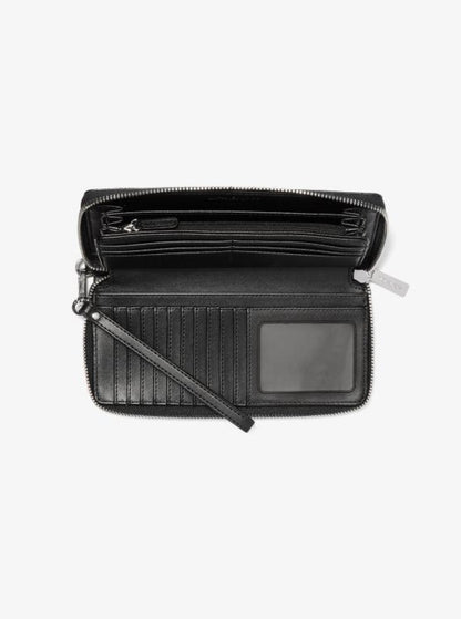 Jet Set Travel Large Signature Logo Continental Wallet