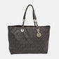 Michael Michael Kors  Signature Coated Canvas Cynthia Large Tote