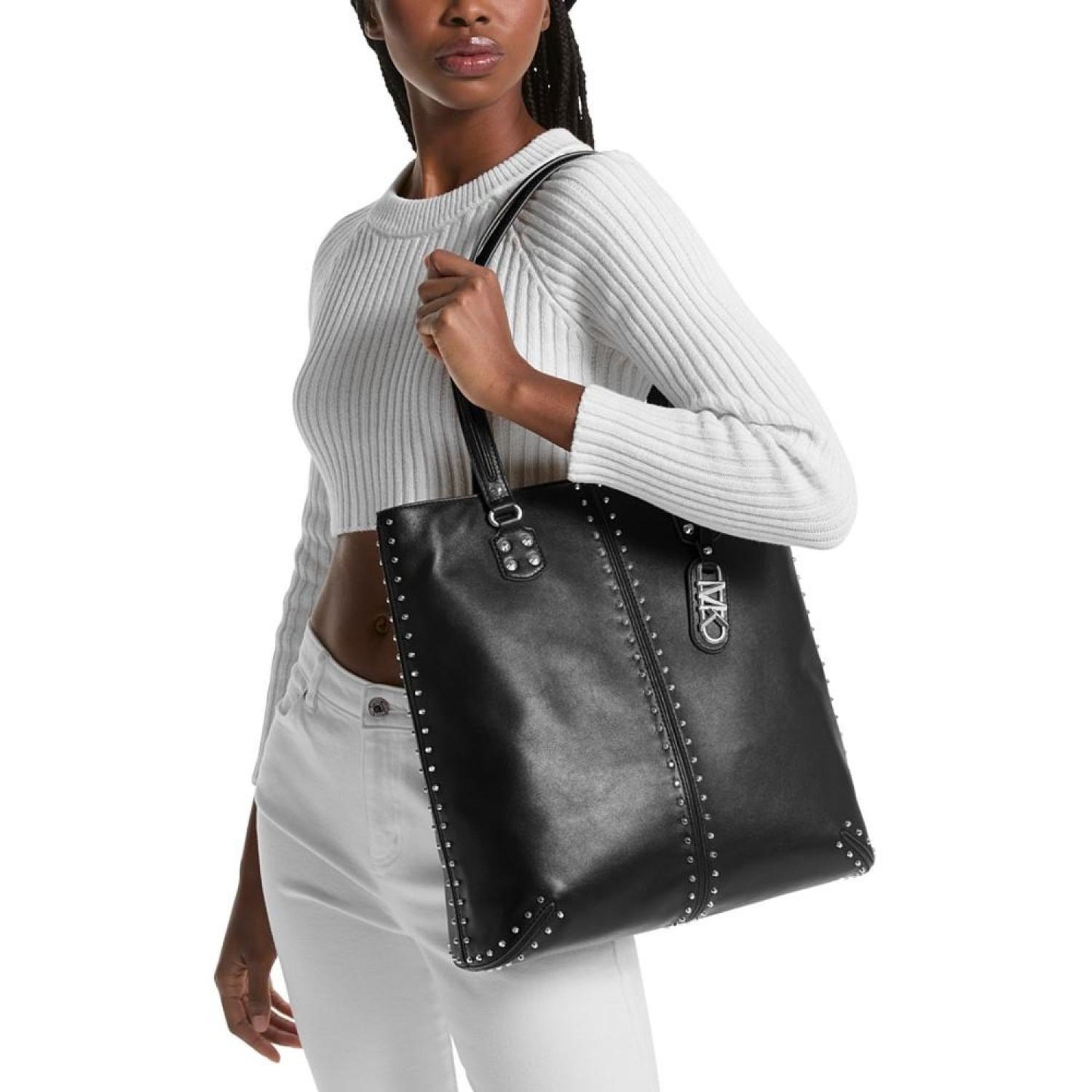 Astor Large Leather North South Tote