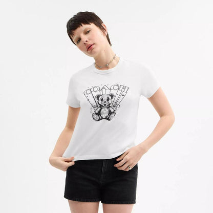 Play Bear T Shirt In Organic Cotton