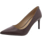 Womens Leather Pointed Toe Pumps