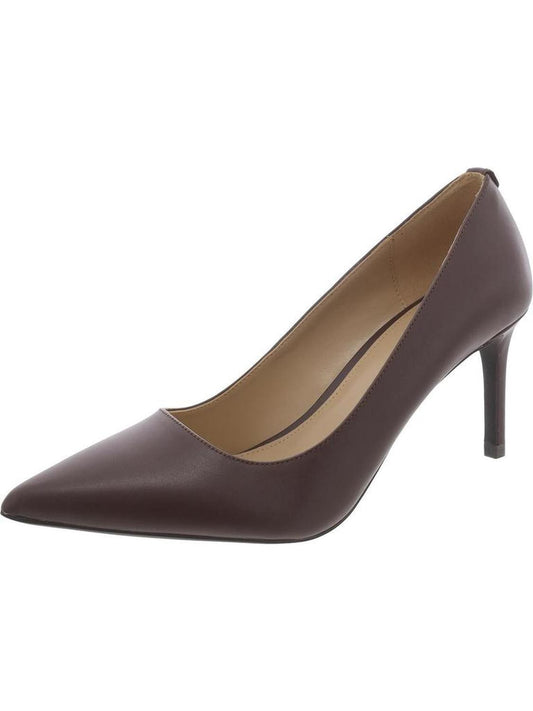 Womens Leather Pointed Toe Pumps