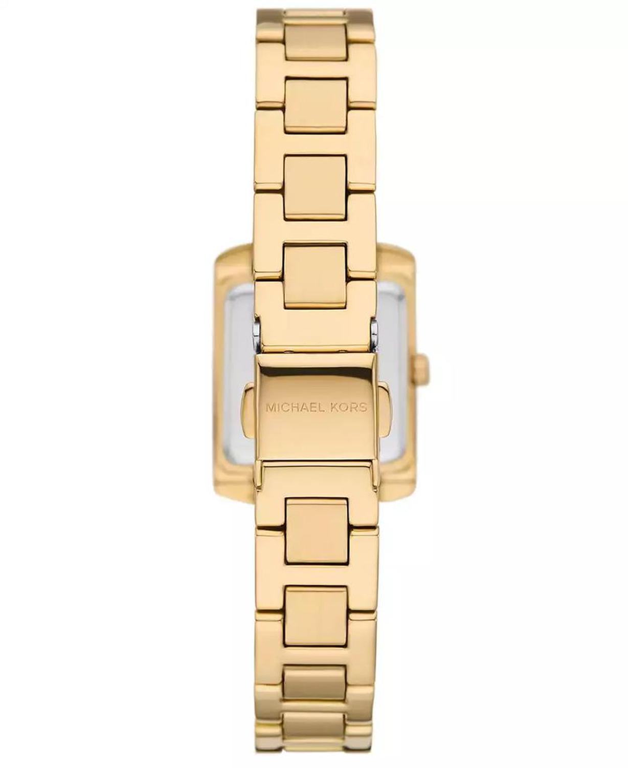 Women's Emery Three-Hand Gold-Tone Stainless Steel Watch 22mm and Bracelet Gift Set