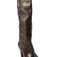 Kate Spade New York Womens Brown Leather Heels Knee High Boots Shoes