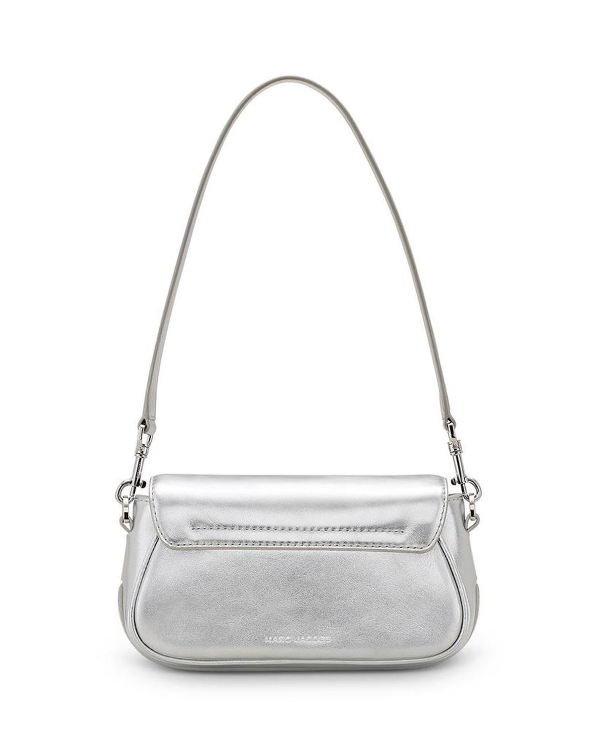 The Metallic Leather Clover Shoulder Bag