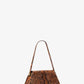 Ludlow Medium Snake Embossed Leather Shoulder Bag