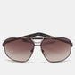 Brown Gradient Mj 258/s Frame Square Sunglasses