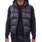 Men's Mixed-Media Hooded Zip Sweater Jacket