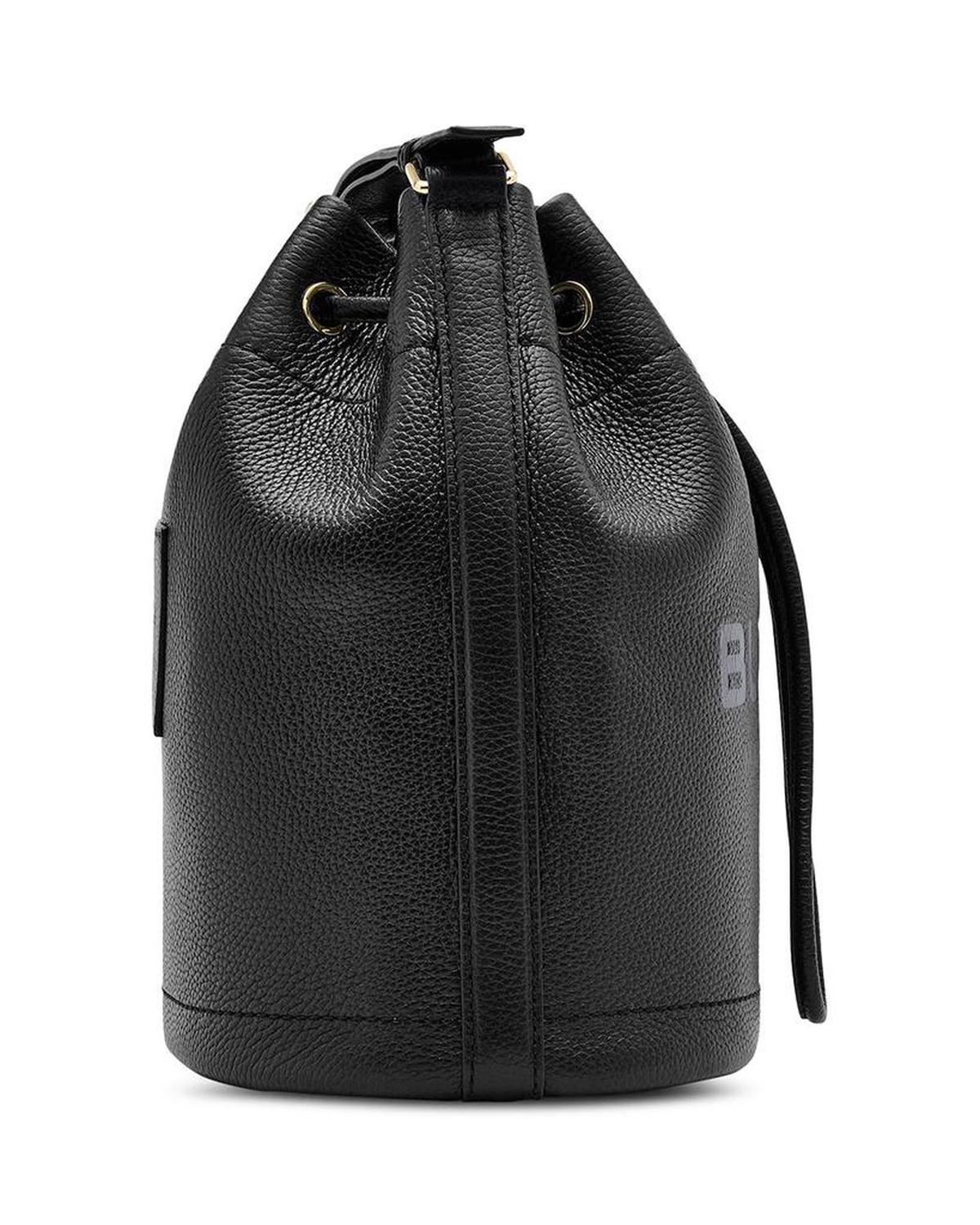 The Leather Shoulder Bucket Bag