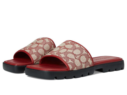 Florence Sandals In Signature Textile Jacquard