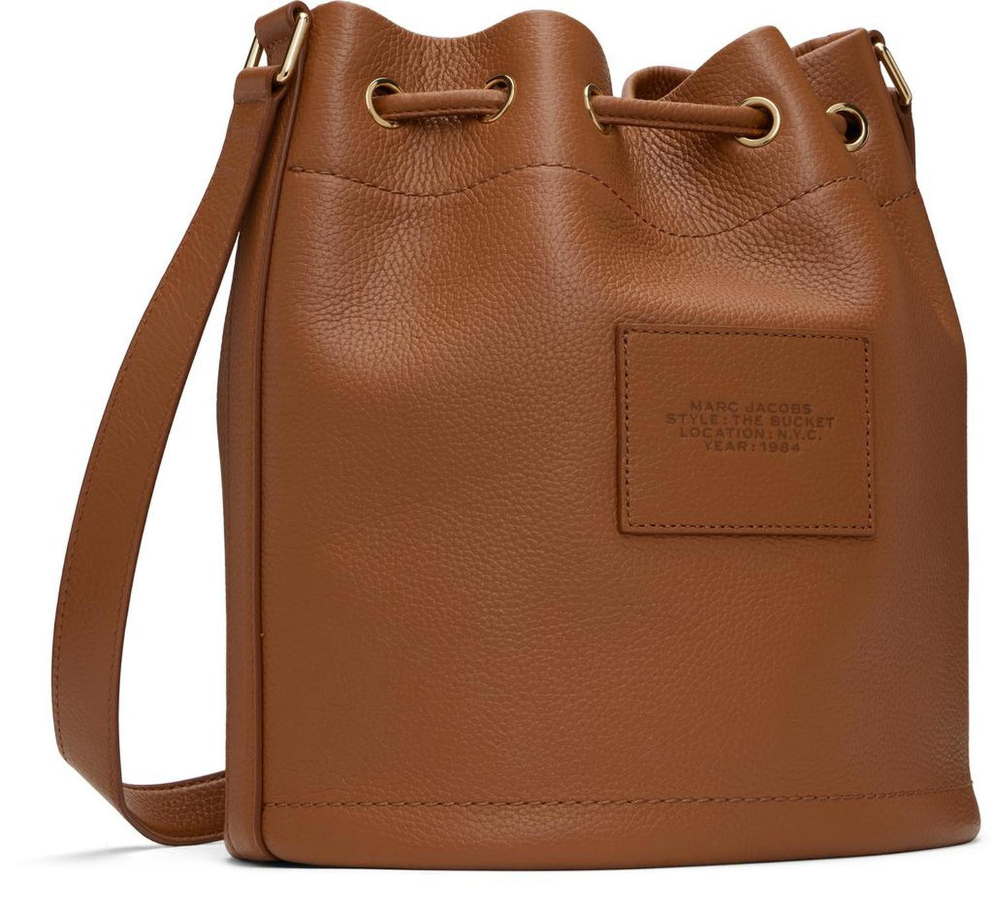 Brown 'The Leather Large Bucket' Bag