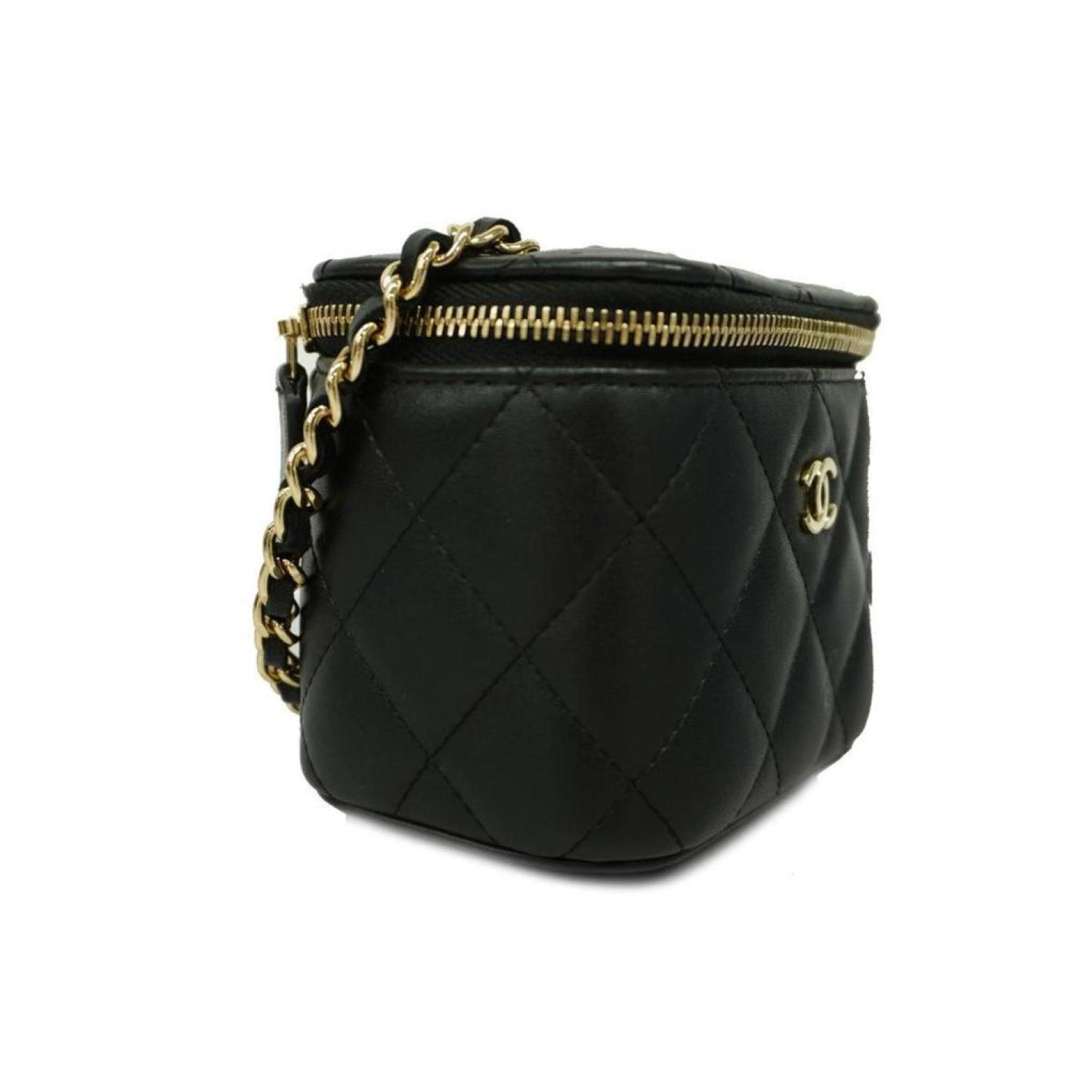 Chanel Vanity  Leather Shoulder Bag (Pre-Owned)