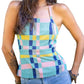 Mod Plaid Halter Top In Multi