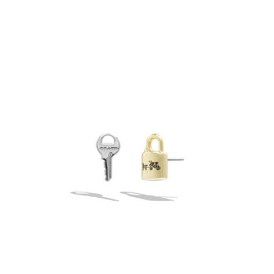 Signature Lock & Key Stud Earrings