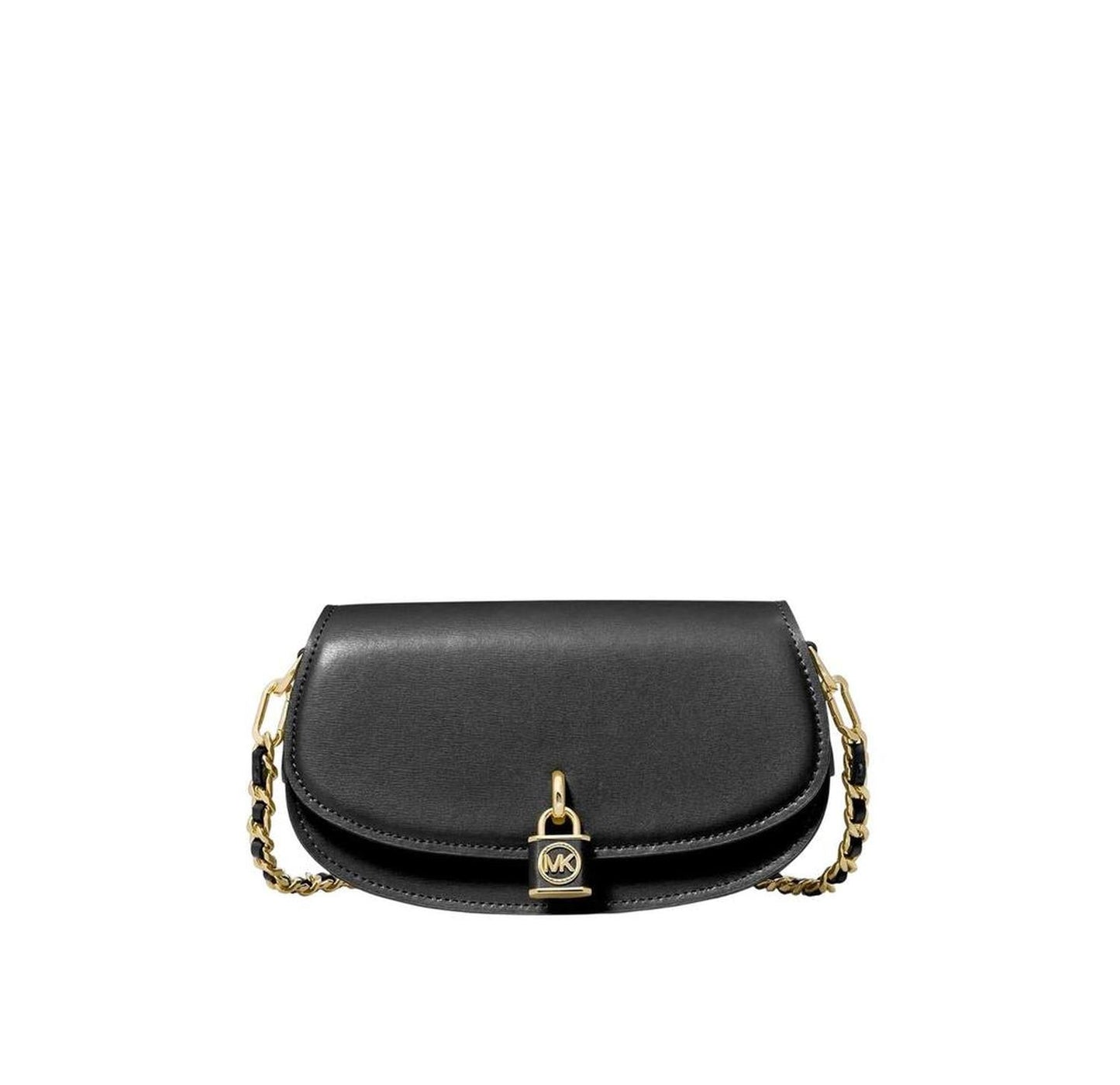 Mila-Small Ew Chain Sling Shoulder Bag In Black