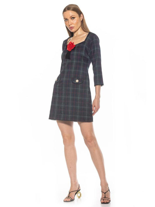 Delaney Plaid Dress