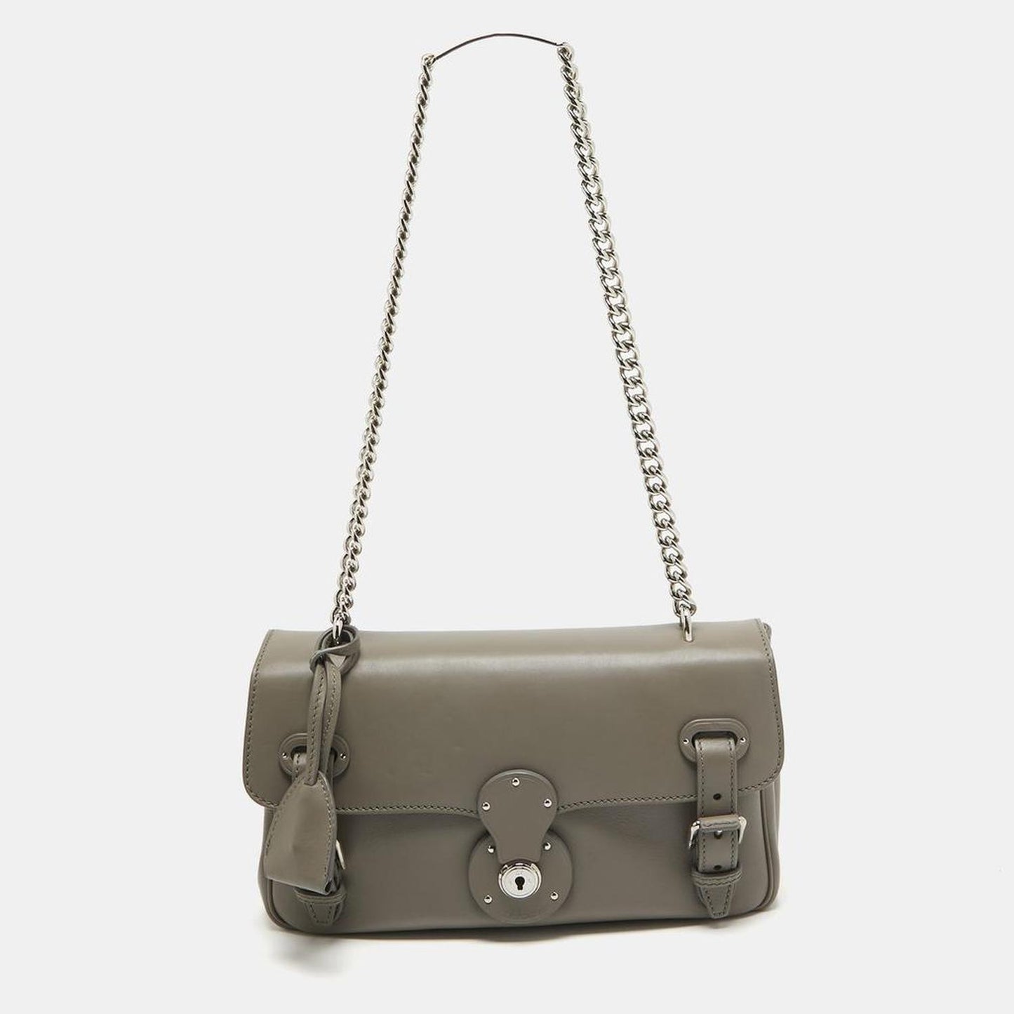 Grey Ricky Chain Shoulder Bag