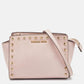 Michael Michael Kors Leather Medium Studded Selma Crossbody Bag