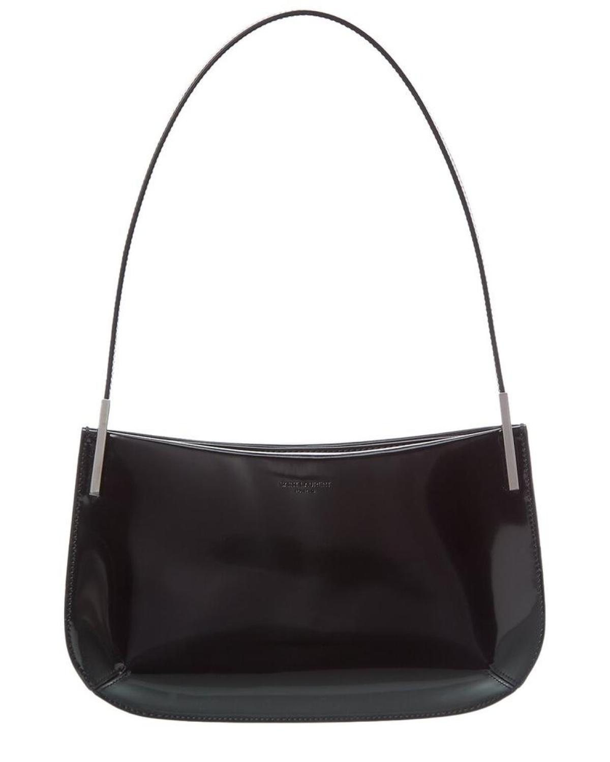 Saint Laurent Mini Flat Patent Shoulder Bag