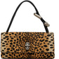 Black & Brown 'The Cheetah Haircalf Mini Dual' Bag