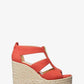 Etta Linen Blend Wedge Sandal