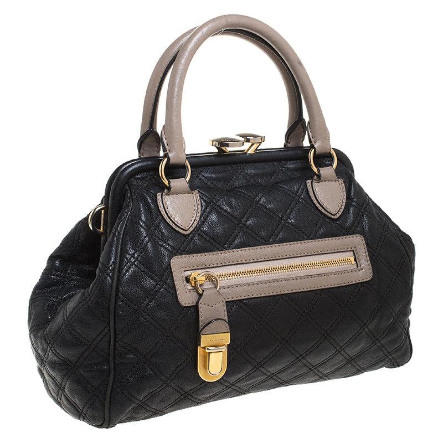 Marc Jacobs  Quilted Leather Mini Stam Satchel