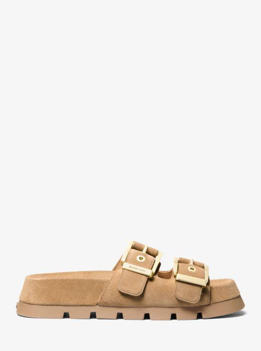 Colby Suede Flat Sandal