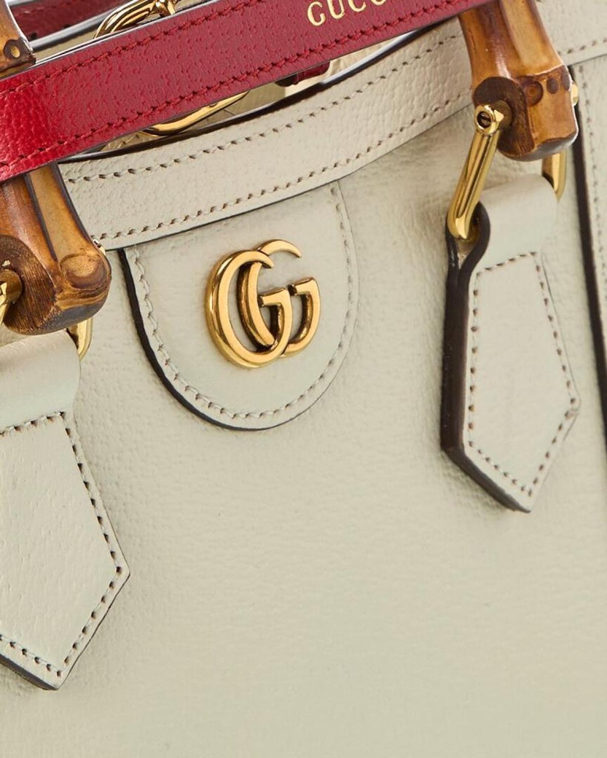 Gucci Diana Mini Leather Tote