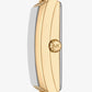 Mini Empire Pavé Gold-Tone Bangle Watch