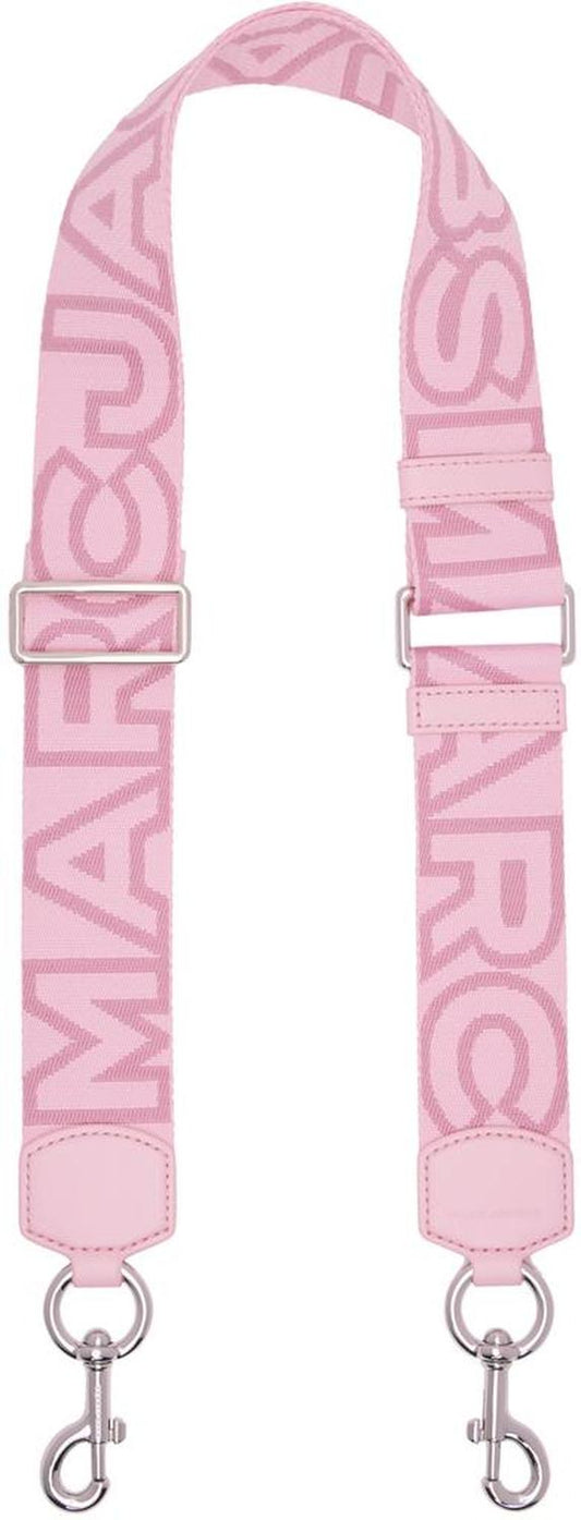 Pink 'The Outline Logo Webbing' Shoulder Strap