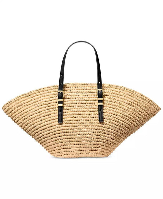 Isa Fan Large Woven Tote