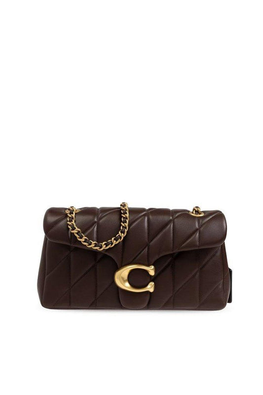 Coach Tabby 26 Logo Plaque Quilted Crossbody Bag