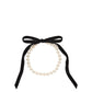 New York Minute Tie Back Pearl Necklace