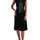 Womens Velvet Calf Midi Dress