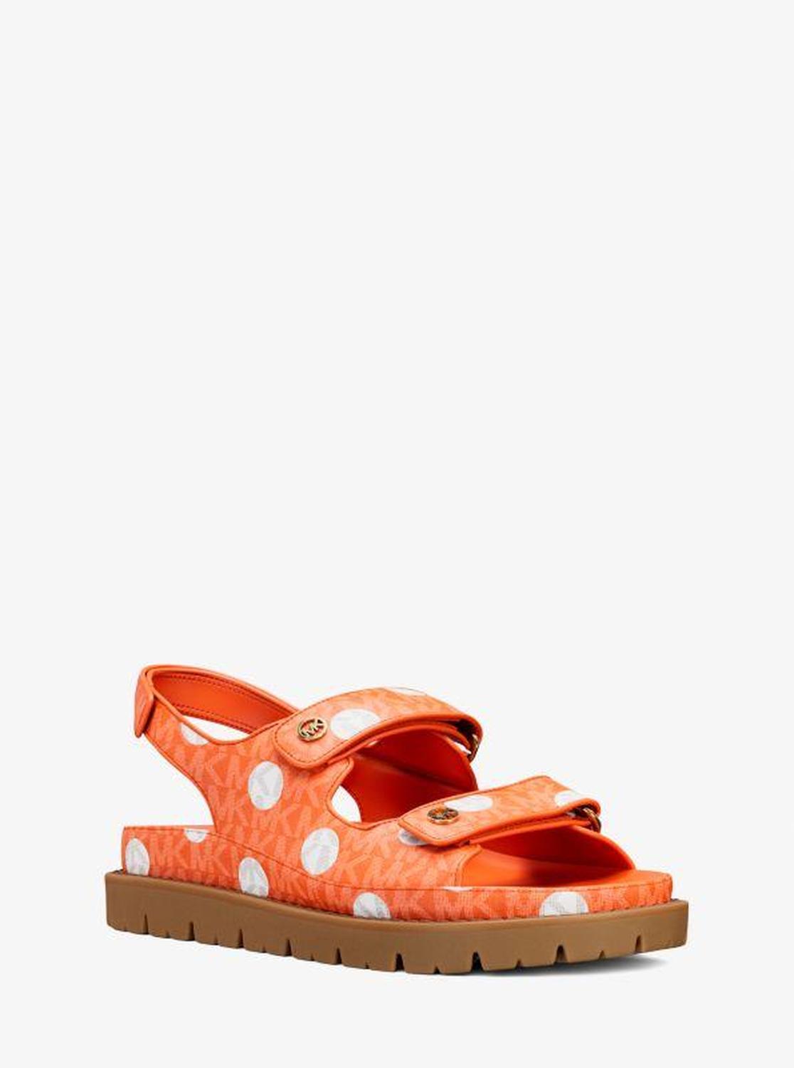 Holland Polka Dot Signature Logo Sandal