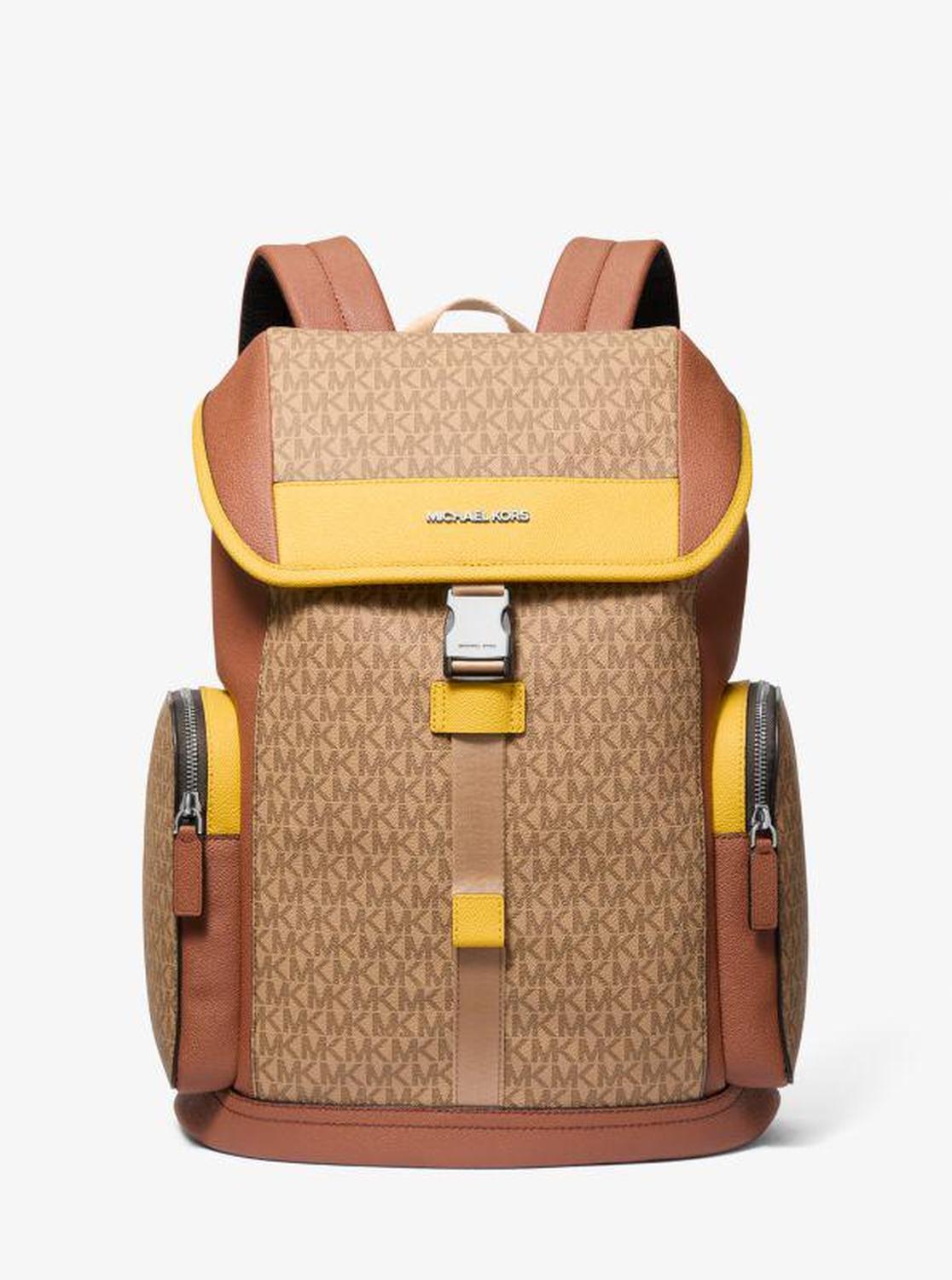 Cooper Color-Block Signature Logo Backpack