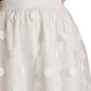 Tulle Midi Skirt In Snowflake Dot