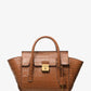 Campbell Mini Crocodile Embossed Leather Satchel