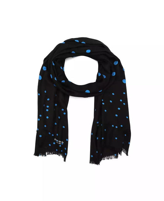 Scatter Dot Wool Oblong Scarf