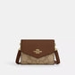 Coach Outlet Mini Envelope Wallet With Strap In Signature Canvas