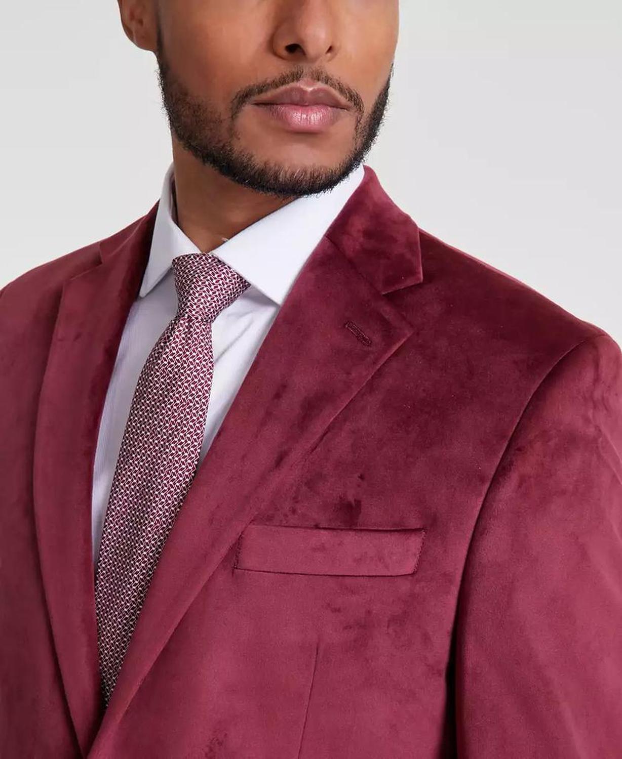 Men's Classic-Fit Velvet Sport Coat