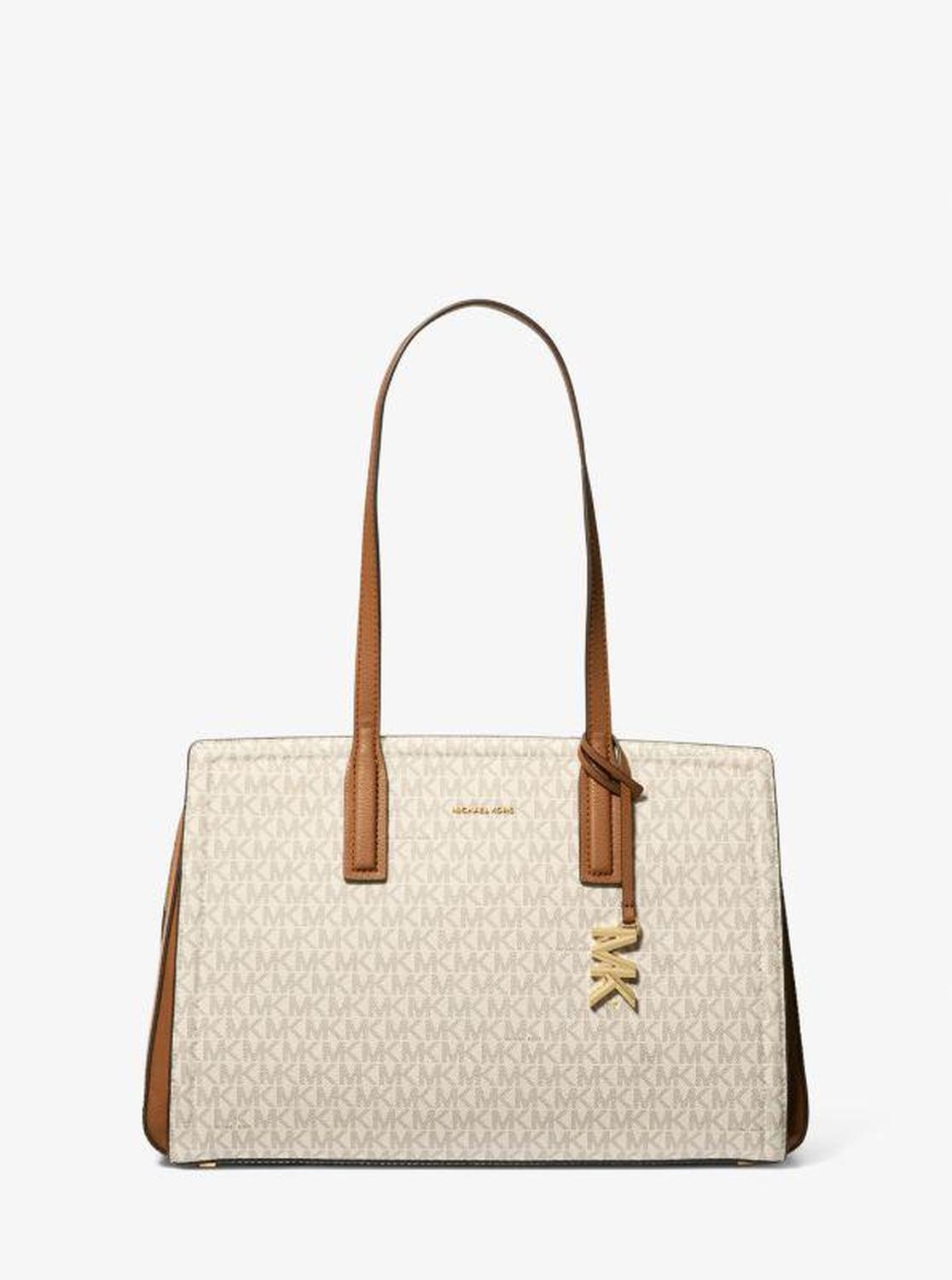 Laila Medium Signature Logo Tote Bag